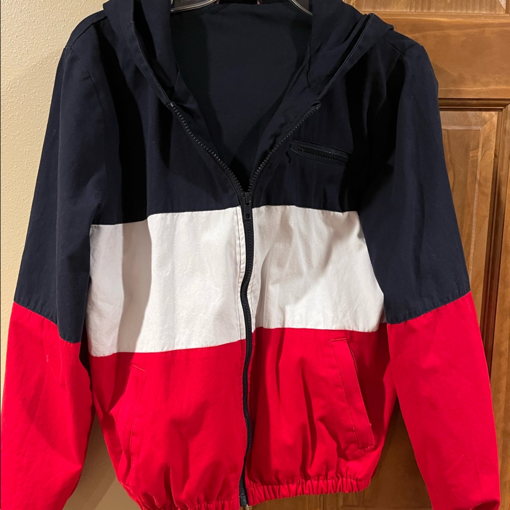PacSun Red, White and Blue coat